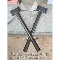 Ax household firewood artifact fine steel all-steel outdoor wood-cutting tool woodworking small ax large mountain tomahawk