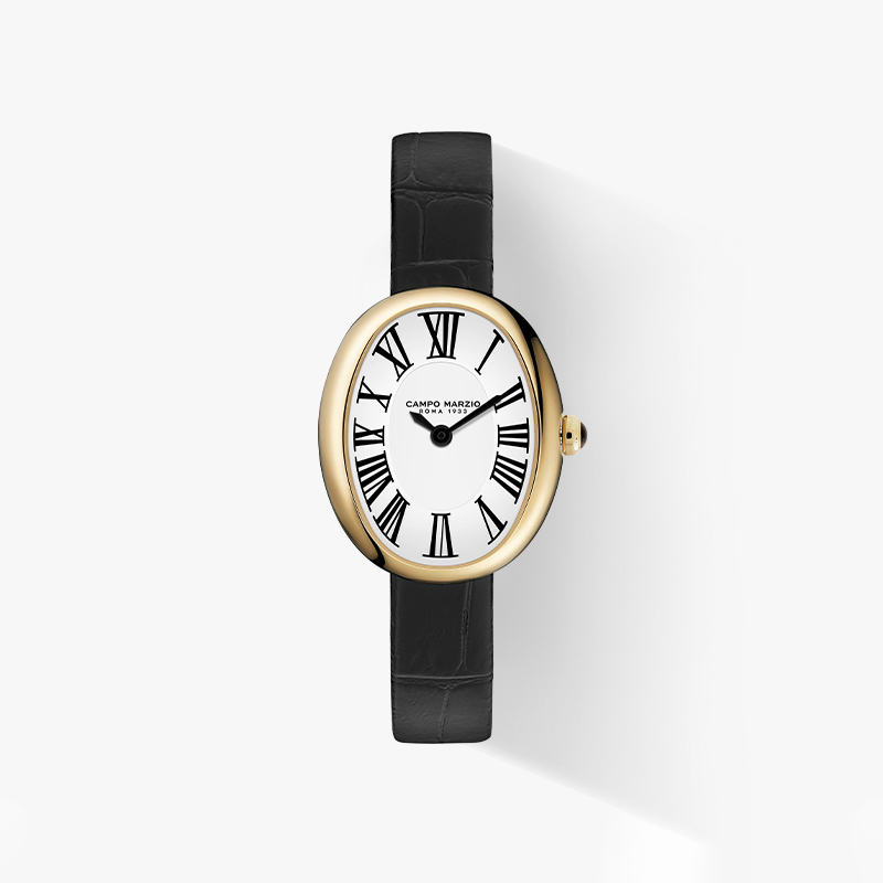 [Same Style as Li Duohai] Italian Campomarzio Oval Retro Women's Watch, Niche Birthday Gift