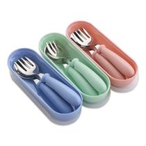 Baby Gadgets Tableware Set Children Utensil Stainless Steel