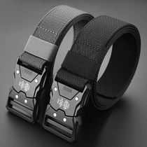 New mens casual nylon belt tactical quick release buckle outdoor training sports pants belt universal work belt