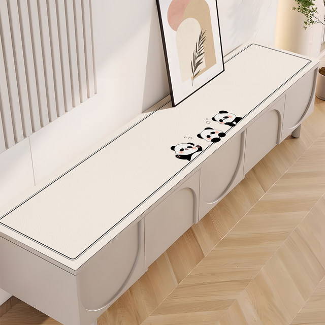 TV cabinet table mat, shoe counter top mat, light luxury, high-end waterproof, cuttable tablecloth, dining side counter top protective mat