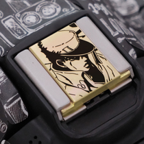 (Wood Heart) Brass Hot Shoe Cover Sony A75 Canon R50 Nikon ZF Fuji xs20 Mirrorless Camera Protective Cover