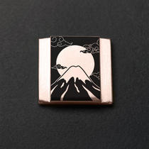 Mount Fuji brass hot shoe cover suitable for Sony A74 Canon r6 second generation Nikon z30 Fuji xt5 camera dustproof