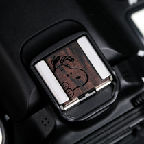 (Wood core) Suitable for Sony Canon Fuji Nikon mirrorless and SLR cameras sandalwood hot shoe dust cover