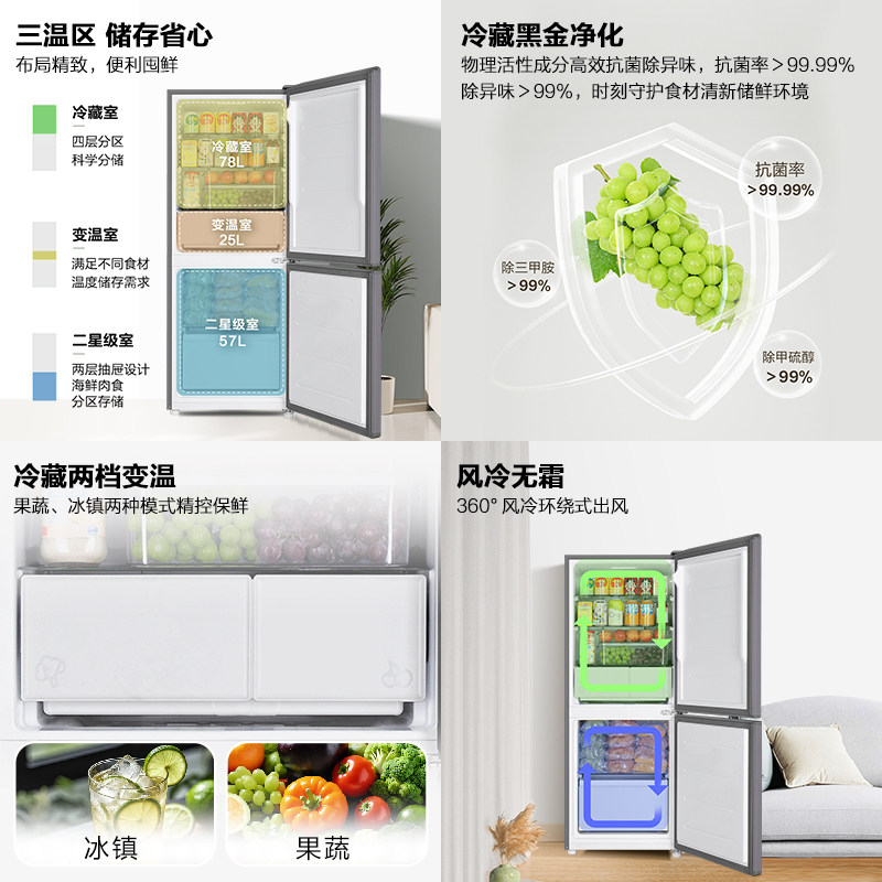 统帅LC2-160WS9冰箱图片