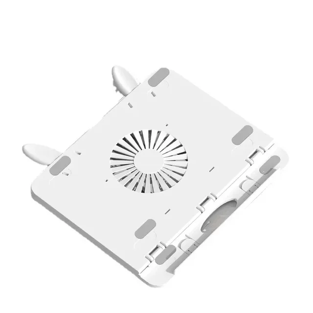 Multifunctional Laptop Stand, Computer Stand, Steel Gold Adjustable Height Convenient Elevated Base, Foldable Cooling Rack