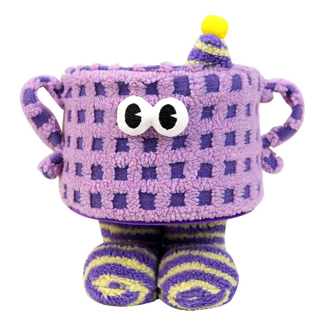 Little Monster Storage Basket Woven Desktop Bedside Home Storage Cute Cartoon Funny Dopamine Storage Basket