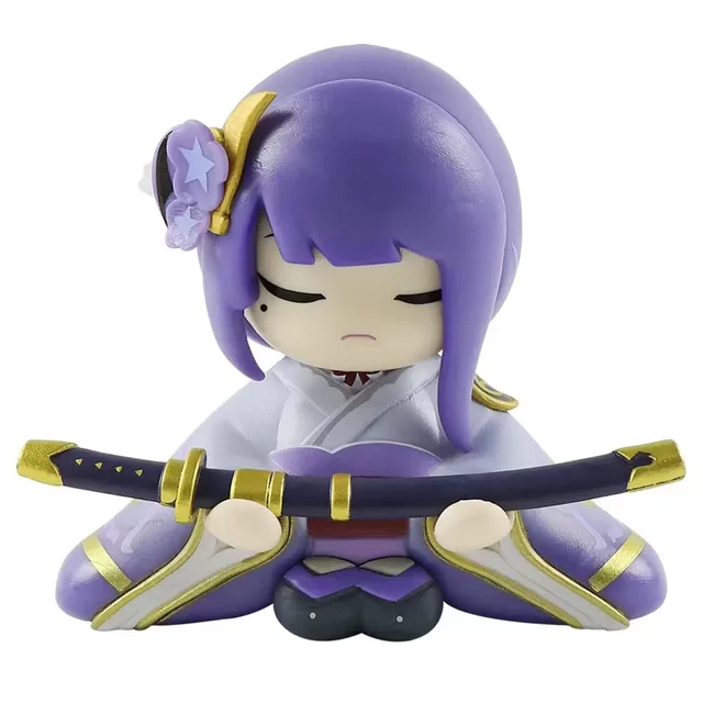 Genshin Impact Figure Hu Tao Klee Beautiful Girl Raiden Shogun Keqing Anime Peripheral Model Case Decoration Gift