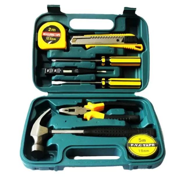 Promotional Tool 12-Piece Gift Tool Box Household Tool Box Family Tool Set Combination Tool