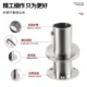 Round Pipe Fixing Clip Stainless Steel Pipe Iron Pipe Steel Pipe Clamp Holder Six-Point Pipe Clamp Base No-Drill Clamp