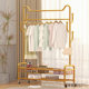 Bedroom Floor-Standing Balcony Home Clothes Rail Rack Metal Coat Rack Cabinet Room Storage Rack Clothes Drying Artifact