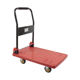 Small Cart for Transporting Goods, Flatbed Cart, Hand-Pushed Cart, Household Delivery Portable Trailer, Foldable Lightweight Handcart