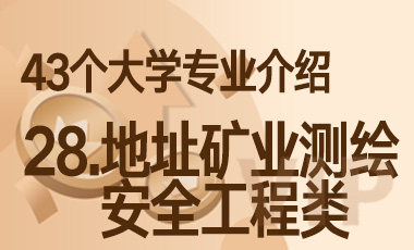 28.地址、矿业、测绘、安全工程类 – 43个大学专业介绍-吾爱张雪峰