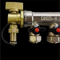 Germany imported high-flow floor heating water distributor drain valve geothermal water valve drainage exhaust sewage valve drainage valve