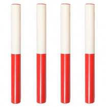 Relay baton track and field competitions with E standard PVC relay baton hundreds of meters pass red white high-strength plastic durable