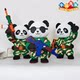 New special forces panda building block puzzle 6 to 12 years old educational assembly toy ornaments adult boy gift