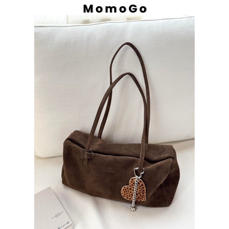 Retro Suede Tote Bag for Women 2026 New Trendy Fashion Versatile Large Capacity Commuter Shoulder Handbag Retro Suede Tote Bag for Women 2026 New Trendy Fashion Versatile Large Capacity Commuter Shoulder Handbag