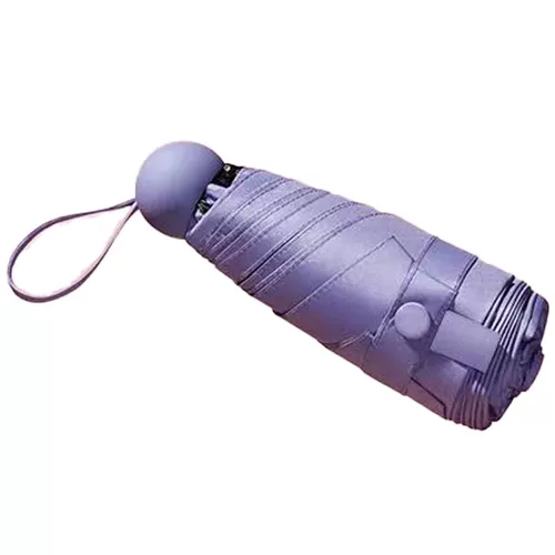 Капсула на солнечной энергии, маленький сверхлегкий портативный зонтик, защита от солнца, УФ-защита