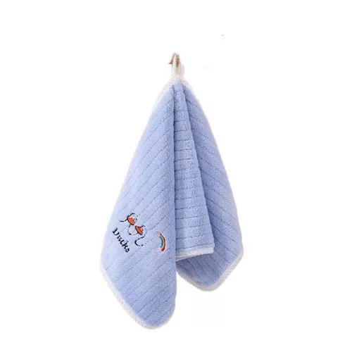 Детское коралловое хлопковое мягкое полотенце для умывания подходит для мужчин и женщин для девочек для домашнего использования, хорошо впитывает воду, увеличенная толщина