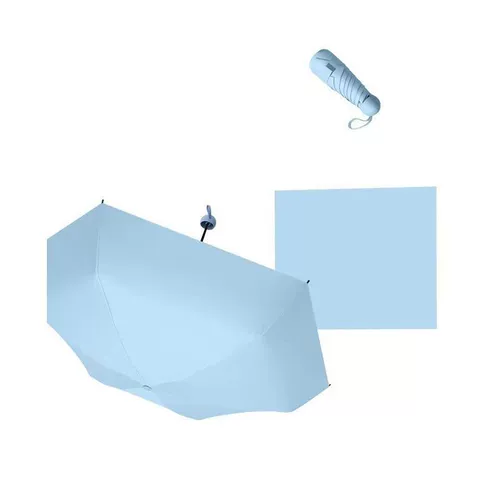 Капсула на солнечной энергии, маленький сверхлегкий портативный зонтик, защита от солнца, УФ-защита