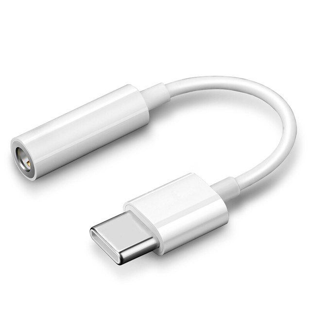 Lianyi typec to 3.5mm headphone adapter ເຫມາະສໍາລັບ Huawei mate50/p40 Honor vivo Xiaomi OPPO OnePlus Realme Android phone wired headphone converter cable audio