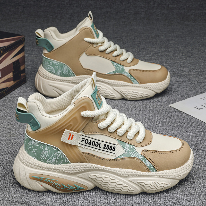 Men's Shoes Autumn/Winter 2024 New High-Top Running Sneakers for Men and Teenagers, Trendy Dad Shoes with Thick Soles from Putian Men's Shoes Autumn/Winter 2024 New High-Top Running Sneakers for Men and Teenagers, Trendy Dad Shoes with Thick Soles from Putian