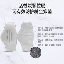 One protection 304 type filter cotton activated carbon dust-proof industrial dust filter core 3701 filter paper coal mine KN95304 filter cotton