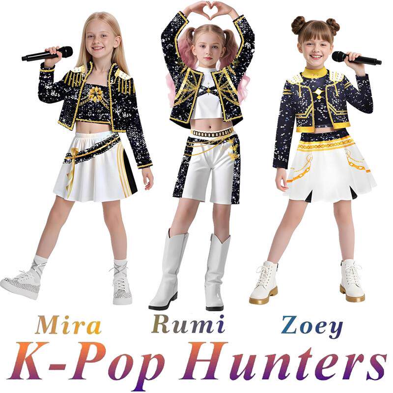 万圣节KPOP猎魔女团打歌服装女童Rumi鲁米Zoey米拉_万圣_淘宝游戏网