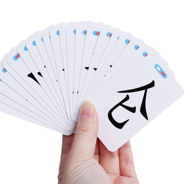 Magic Chinese Character Poker Cards Radical Combination Spelling Recognition Cards Literacy Artifact Puzzle ເກມພໍ່ແມ່-ລູກ