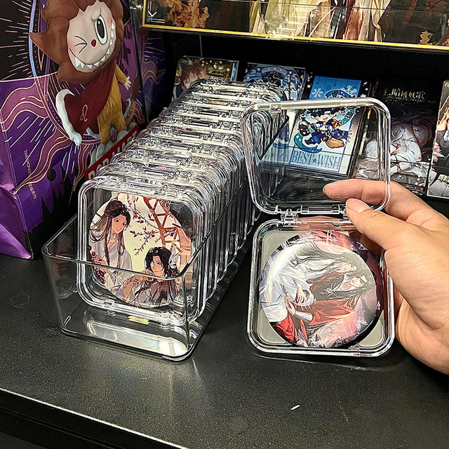 Two-Dimensional Badge Protective Cover, Transparent Dust-Proof Box, Badge Storage and Display Box, Moisture-Proof and Anti-Fingerprint Magic Cover