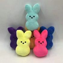 Internet celebrity hot plush bunny ornament new cute peeps bunny Easter bunny plush creative toy