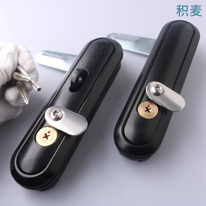 Jimai MS865-G flat lock network standard chassis cabinet door lock with padlock type in stock