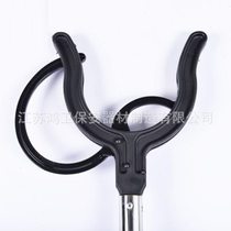Anti-riot fork manufacturer multi-functional self-locking telescopic anti-riot fork for security self-locking steel fork