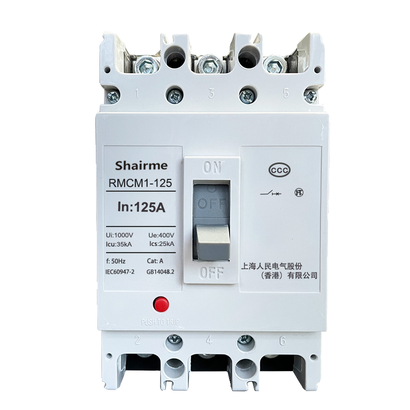 Shanghai People's Cm1 Molded Case Circuit Breaker Three-Phase 3P Four-Wire Air Switch 125A250A400A630A
