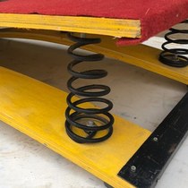 Double spring assist springboard childrens competition springboard training take-off somersault jump aid track and field pedal assist springboard
