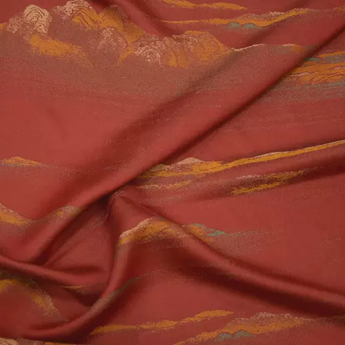 Красная жаккардовая атмосфера тысячи миль джингшанской песни Jinxiang y Yunsha 40 м.