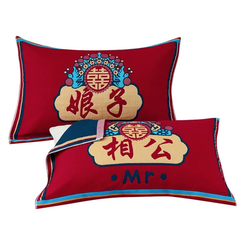 Хлопковый марлевый чай улун Да Хун Пао для влюбленных, подушка, платок, увеличенная толщина