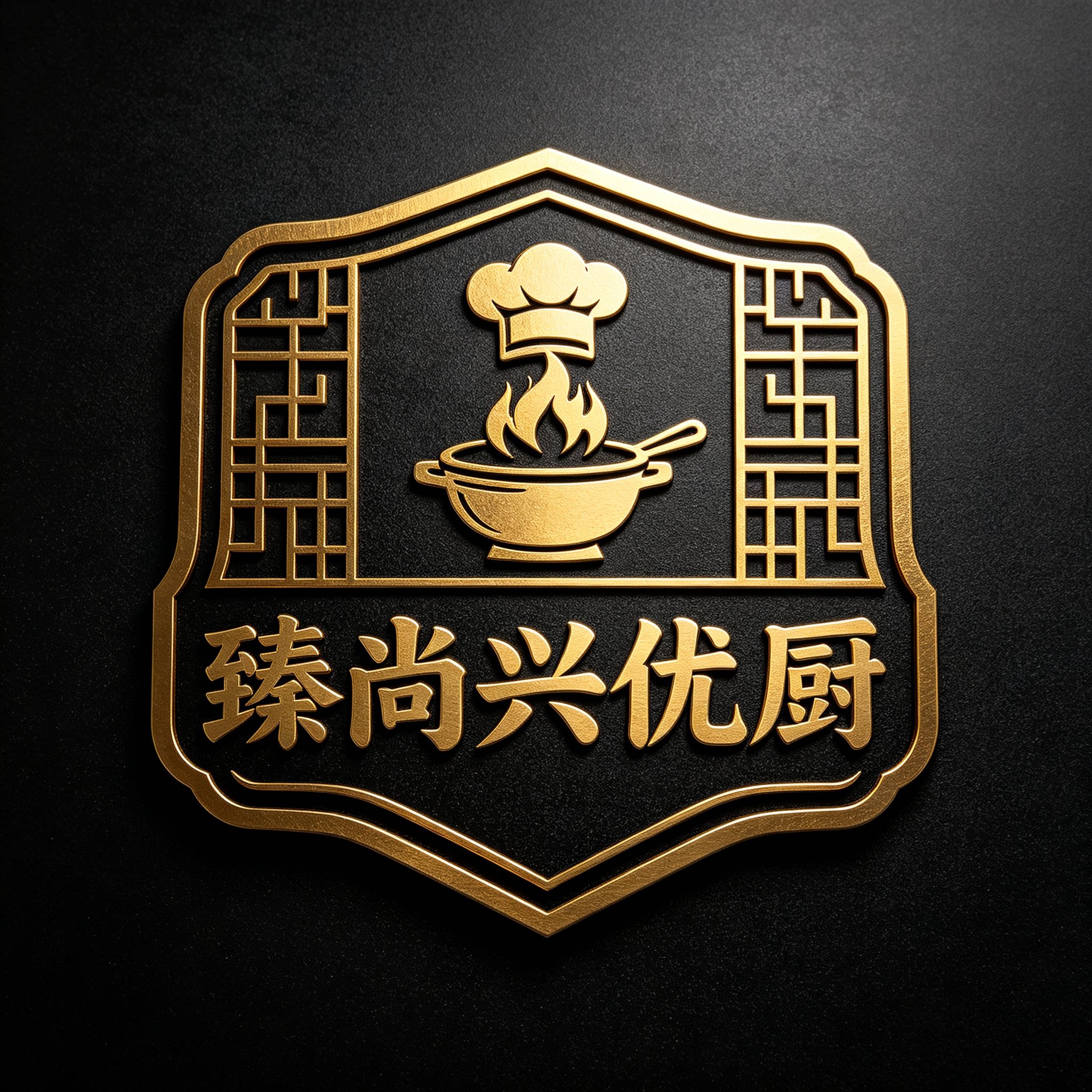 臻尚兴优厨的LOGO