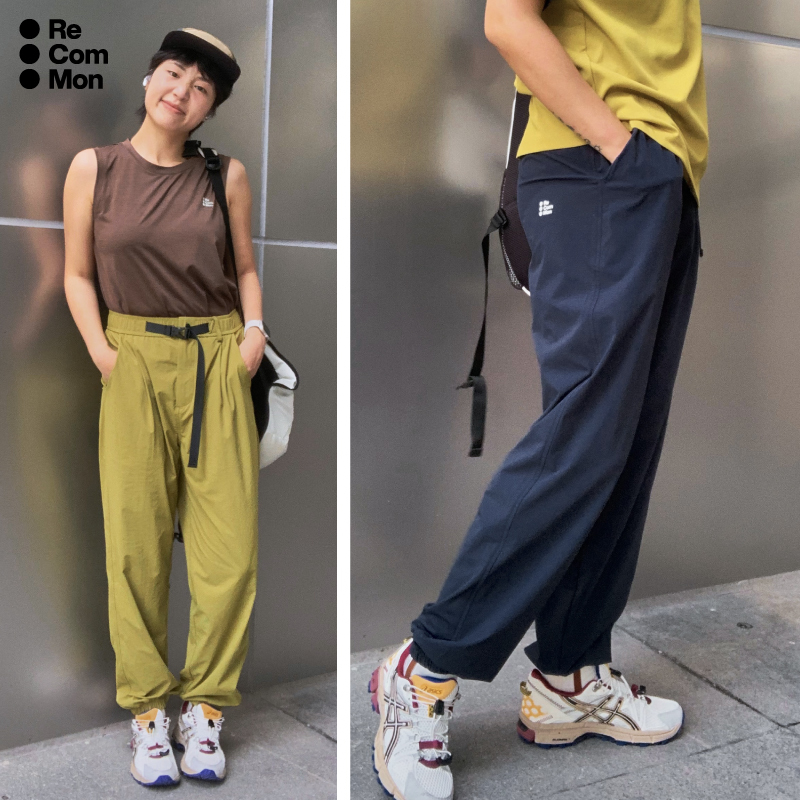 Recommon Outdoor Quick-Drying Jogger Pants for Women, Sports Casual, Lightweight, Breathable, Moisture-Wicking, Loose Straight Tapered Pants for Summer