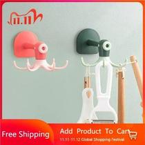 2022 Kitchen storage 360-degree rotatable hook six-claw