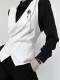 Asae White Slim-Fit Suit Vest, Stylish and Sophisticated, Unisex, Elegant and Cool Vest