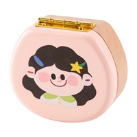 Коробка для пуповины плода маленькой девочки (три бутылки)