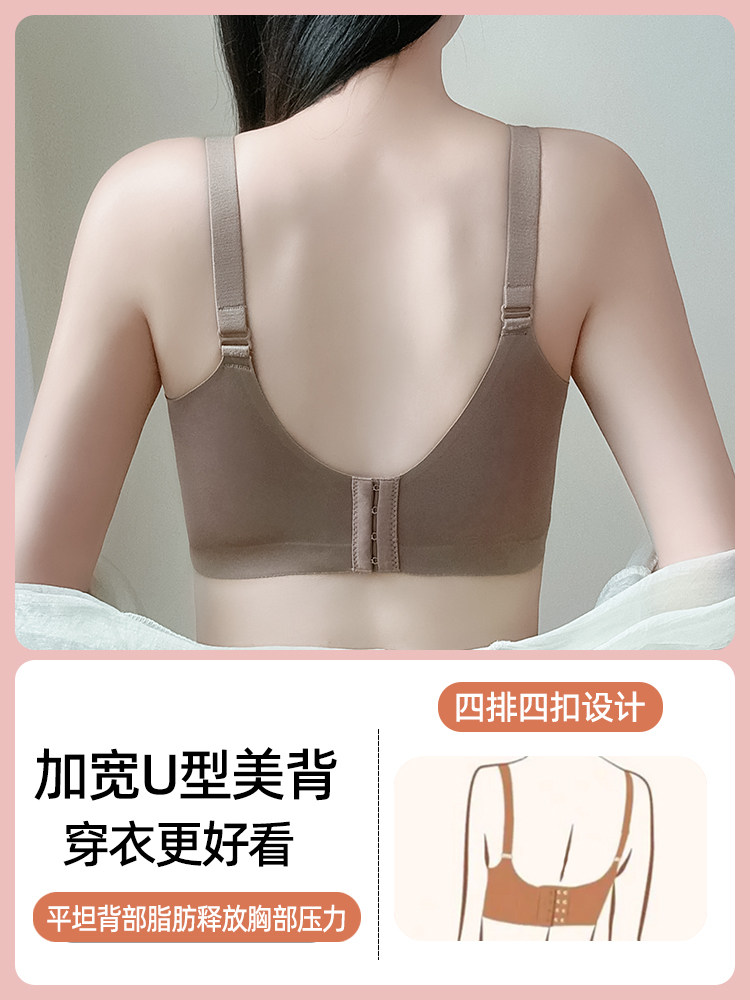 Maternity Nursing Bra for Large Breasts, Anti-Sagging, Gathering, Postpartum Breastfeeding, Special for Pregnancy, Large Size, Thin Bra