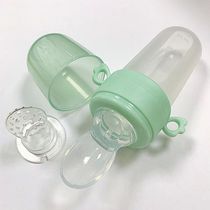 Baby Feeding Bottle Teething Mesh Bag Silicone Teether Rice
