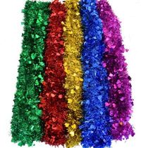 Christmas decoration d-flower strips shopping mall New Years Day kindergarten decorations brush strips ribbon New Year party scene