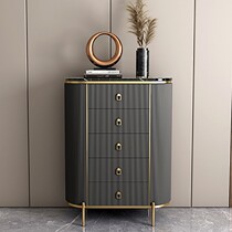 Five-bucket cabinet light luxury and modern entry decoration bedroom living room marble holding three or four fight lockers