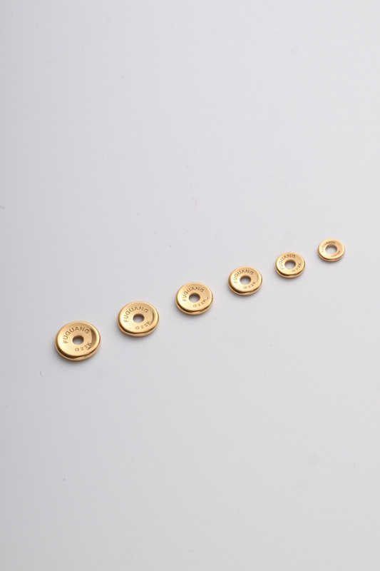 Fuguang Accessories·22K Concave Round Spacer Fuguang Accessories·22K Concave Round Spacer