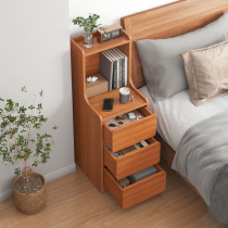 Narrow bedside table bedside table small simple bedroom home bedside table small storage cabinet bedside storage rack