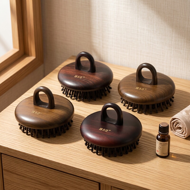 Tanmujiang Authentic Gift Box Comb Finger Ring Fine Tooth Insertion Comb Hair Care Comb Air Cushion Comb Massage Tool Natural Material Tanmujiang Authentic Gift Box Comb Finger Ring Fine Tooth Insertion Comb Hair Care Comb Air Cushion Comb Massage Tool Natural Material