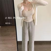 ALLIN Pure Desire Sexy Slim-fitting Camisole Top Vest for Women to Wear Inside and Out with Its Own Breast Pad All-in-One